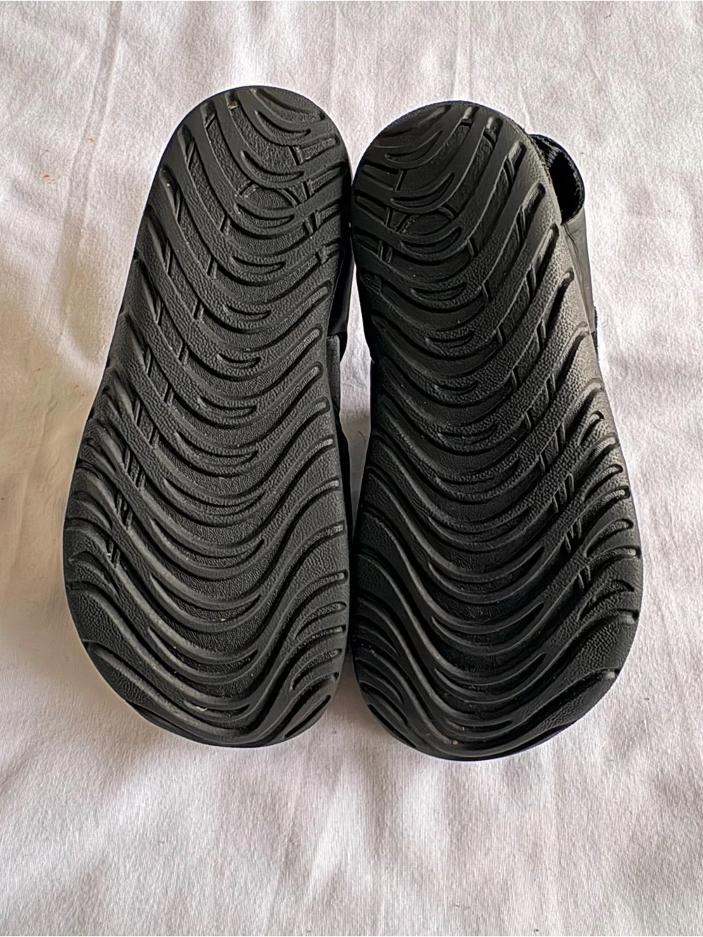 Nike Sunray Protect 2 Kids Sandals Black Hook & Loop Size 10C EU 27